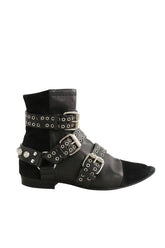 Boots Isabel Marant Noir en Cuir, taille 37 - Seconde Main