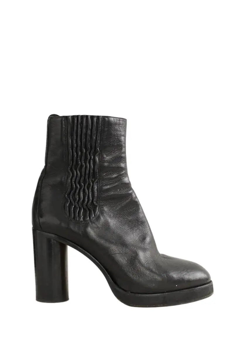Boots Isabel Marant Noir en Cuir, taille 41 - Seconde Main