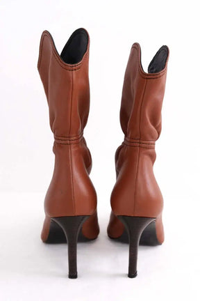 Boots Karine Arabian Camel en Cuir