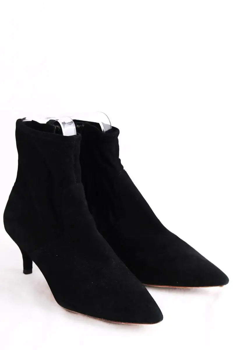 Boots Loeffler Randall Noir en Daim