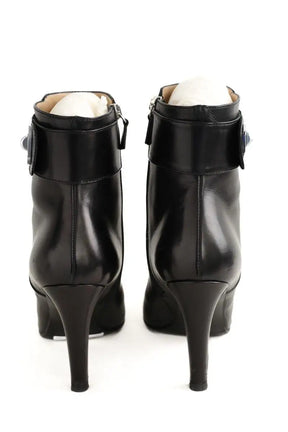 Boots Longchamp Noir en Cuir