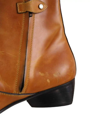 Boots Louis Vuitton Camel en Cuir