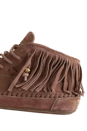 Boots Louis Vuitton Marron en Daim