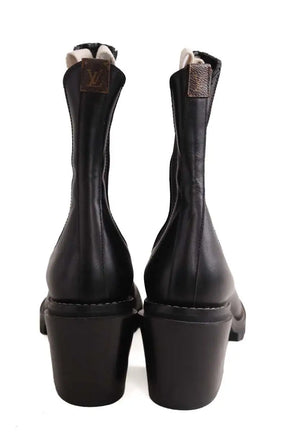 Boots Louis Vuitton Noir en Cuir