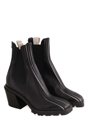 Boots Louis Vuitton Noir en Cuir