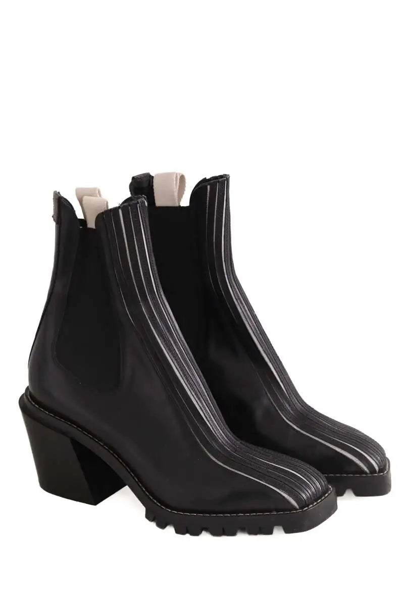 Boots Louis Vuitton Noir en Cuir
