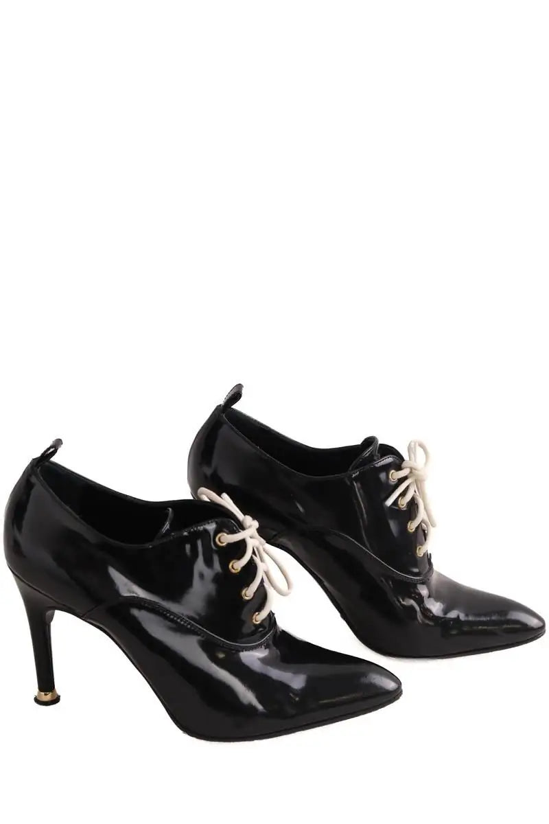 Boots Louis Vuitton Noir en Cuir verni
