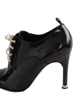 Boots Louis Vuitton Noir en Cuir verni