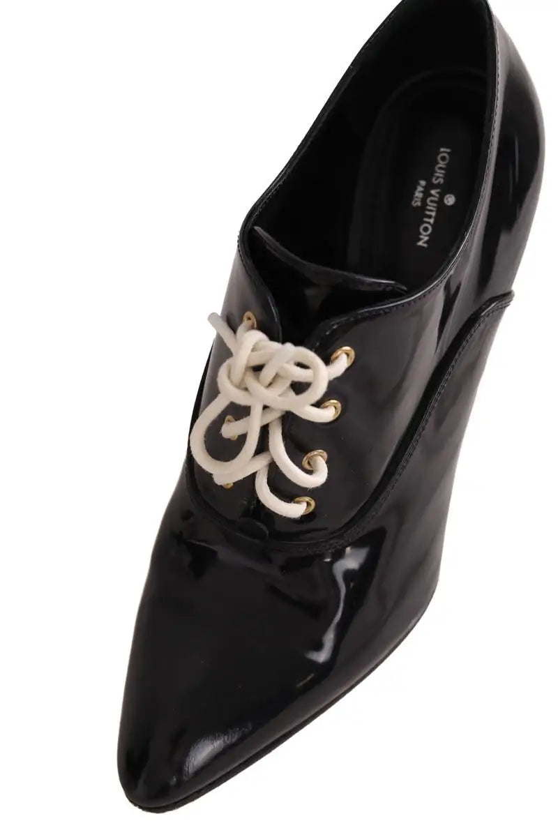 Boots Louis Vuitton Noir en Cuir verni