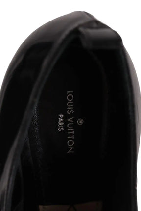 Boots Louis Vuitton Noir en Cuir verni