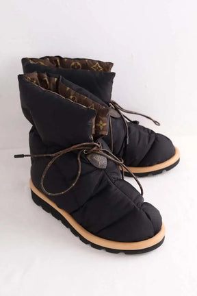 Boots Louis Vuitton Noir en Tissu