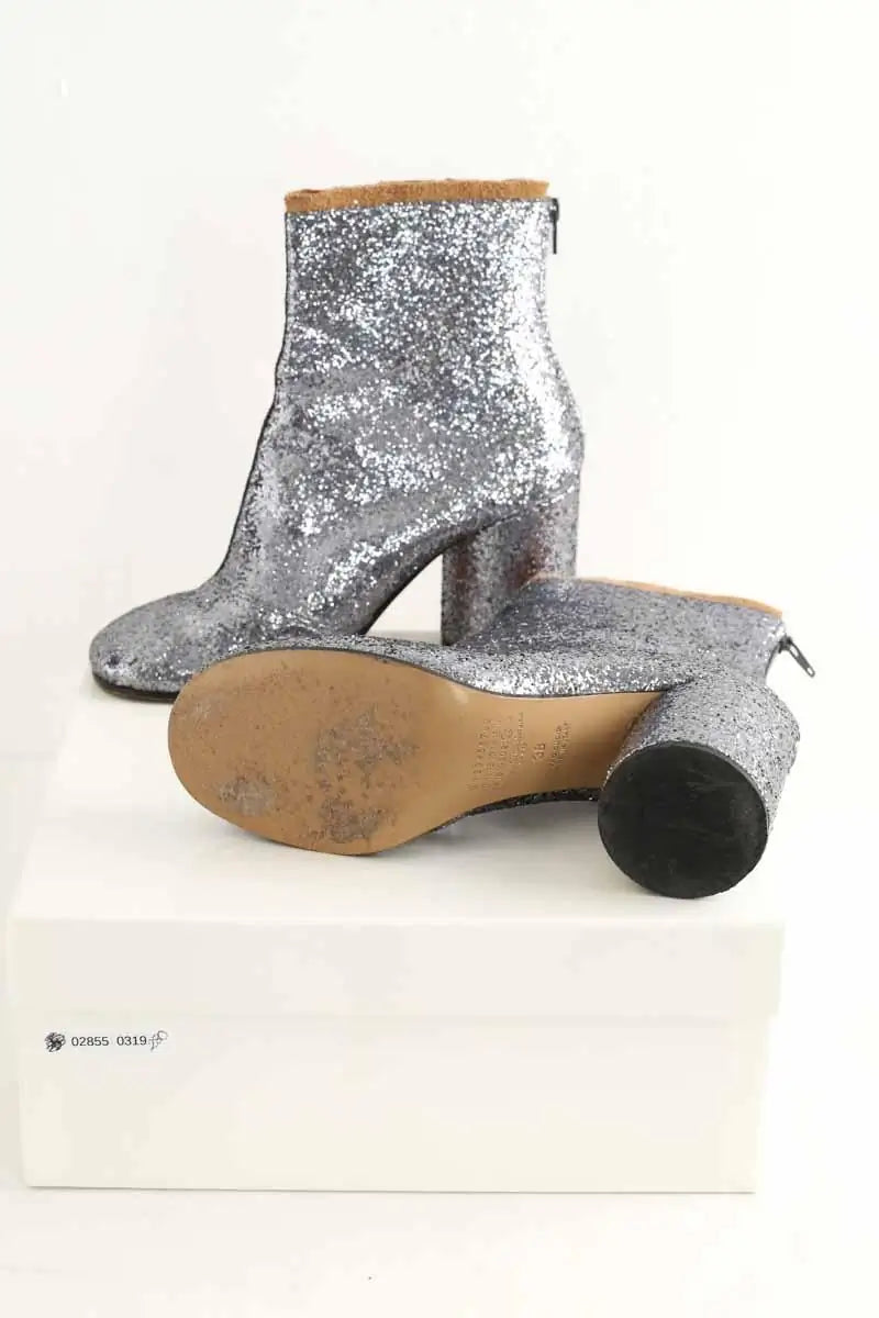 Boots Maison Martin Margiela Argent en Paillettes