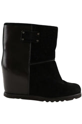 Boots Marc By Marc Jacobs Noir en Daim, taille 35 - Seconde Main