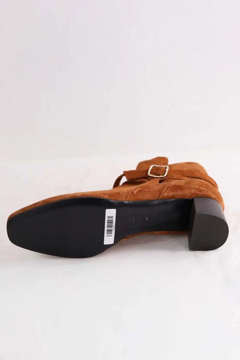 Boots Michel Vivien Camel en Daim