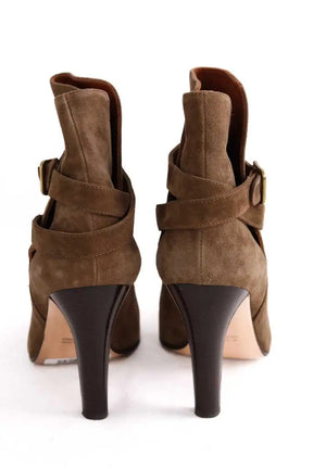 Boots Michel Vivien Kaki en Daim