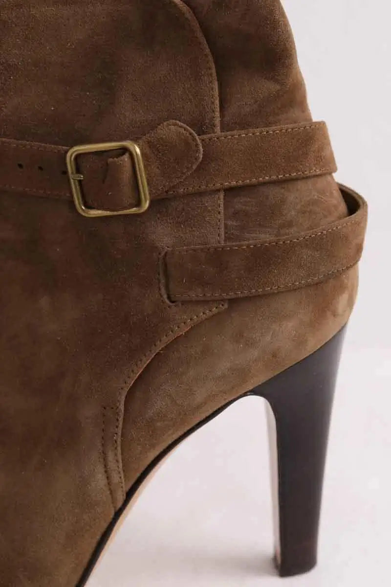 Boots Michel Vivien Kaki en Daim