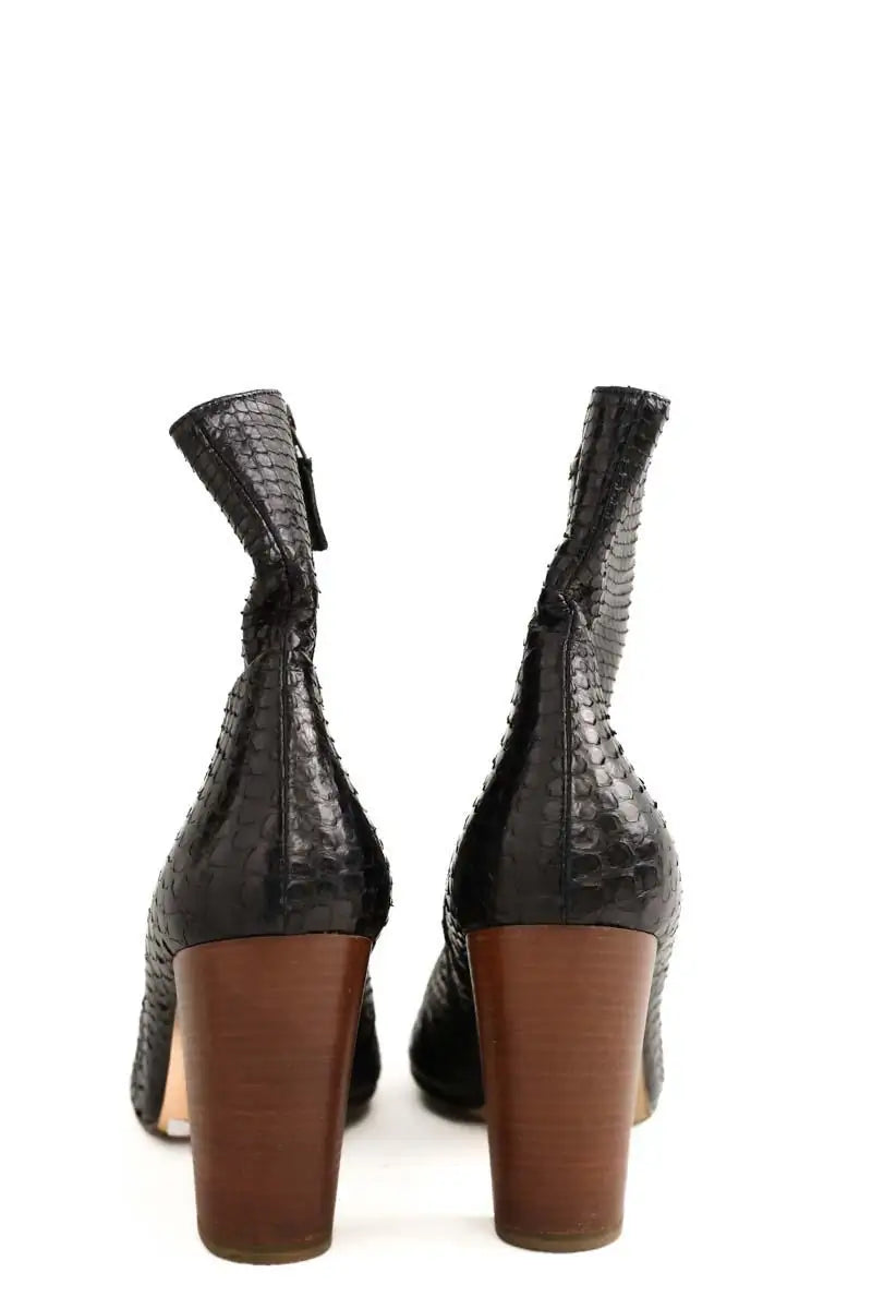 Boots Michel Vivien Noir en Cuir