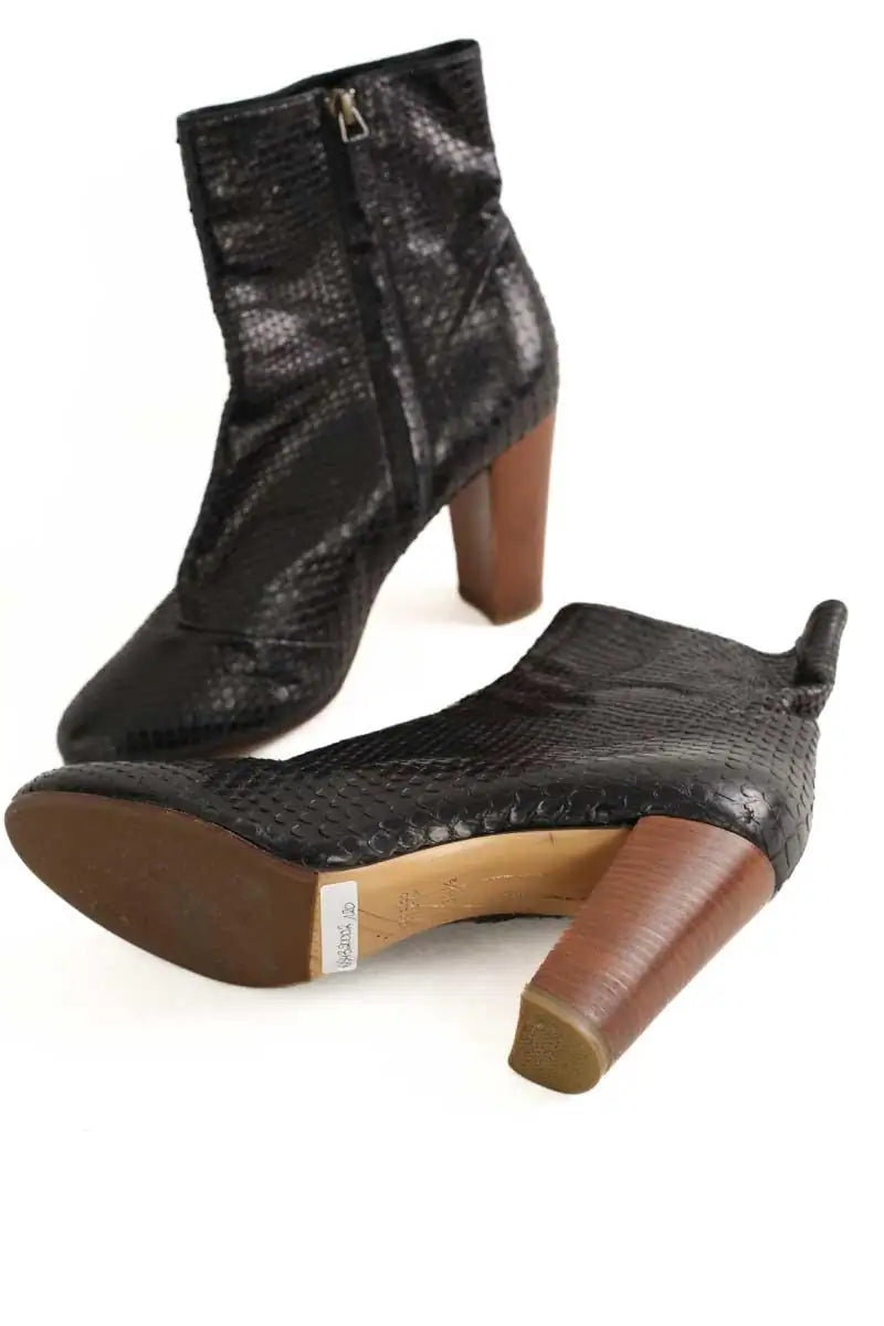 Boots Michel Vivien Noir en Cuir