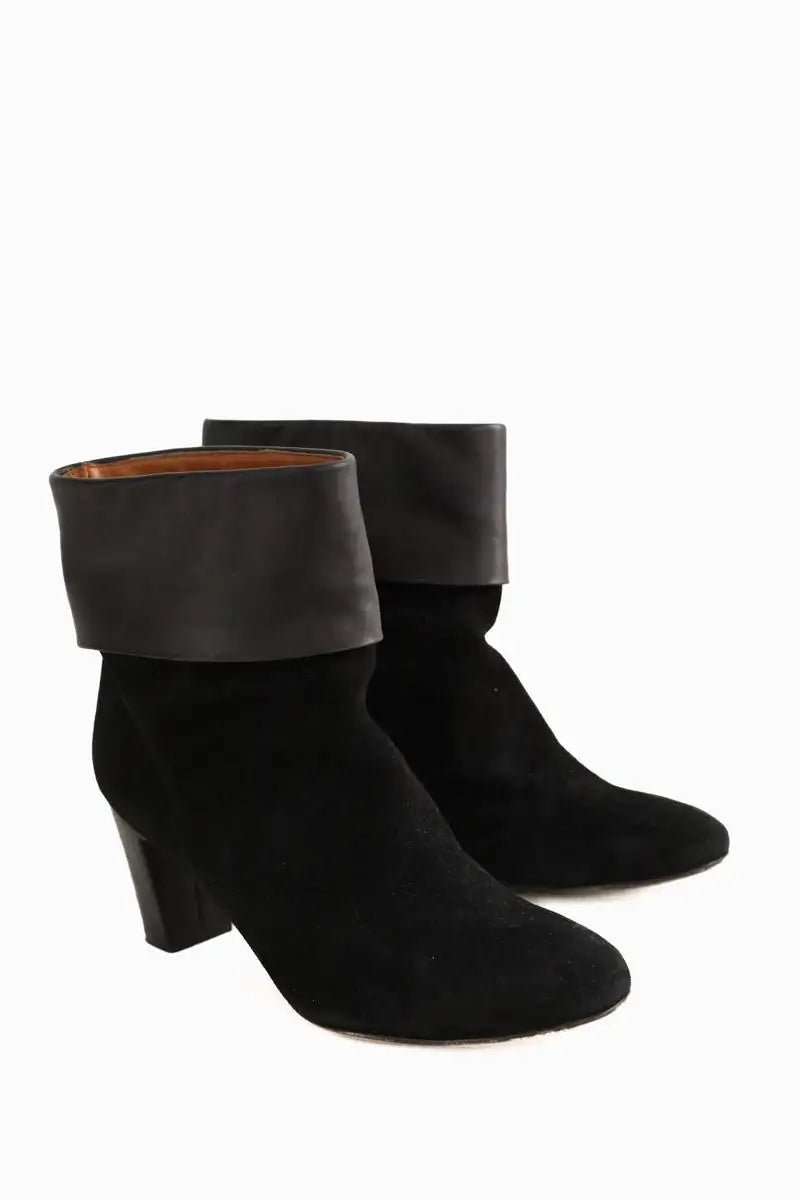 Boots Michel Vivien Noir en Daim
