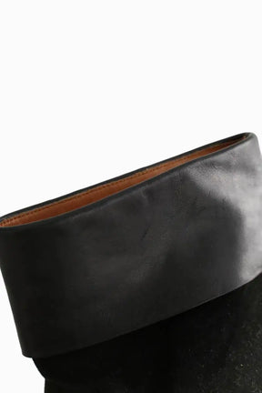 Boots Michel Vivien Noir en Daim