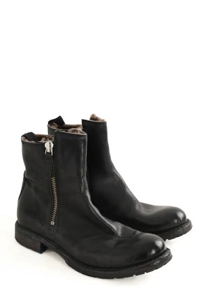 Boots Moma Noir en Cuir