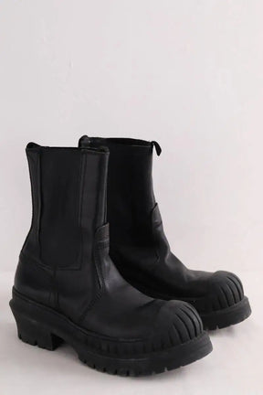 Boots motardes Acne Studios Noir en Cuir