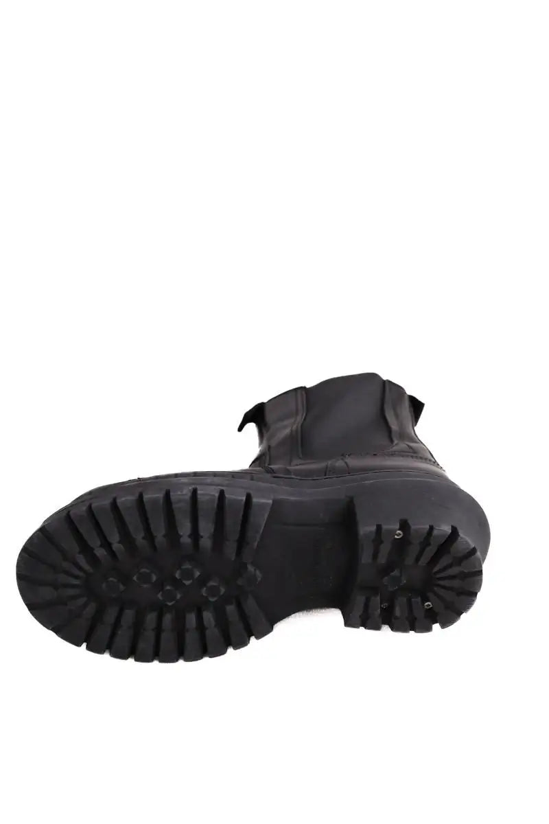 Boots motardes Acne Studios Noir en Cuir