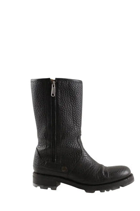 Boots motardes Jil Sander Noir en Cuir, taille 39 - Seconde Main