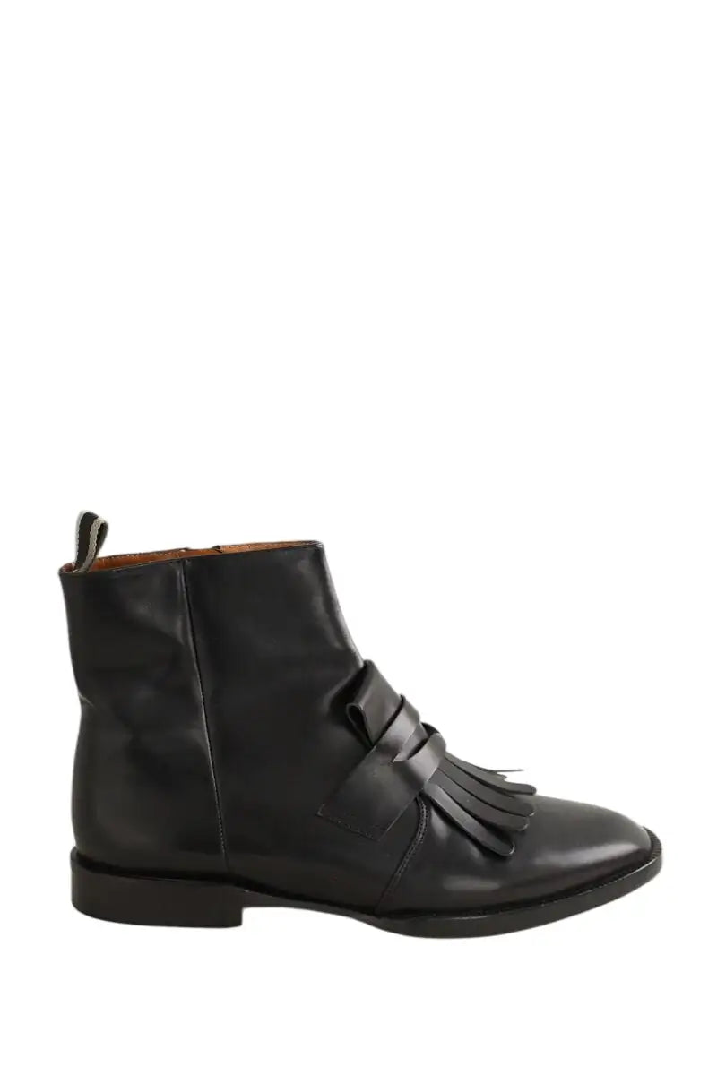 Boots motardes Robert Clergerie Noir en Cuir, taille 39 - Seconde Main