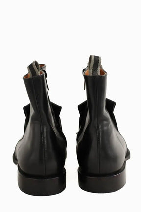 Boots motardes Robert Clergerie Noir en Cuir