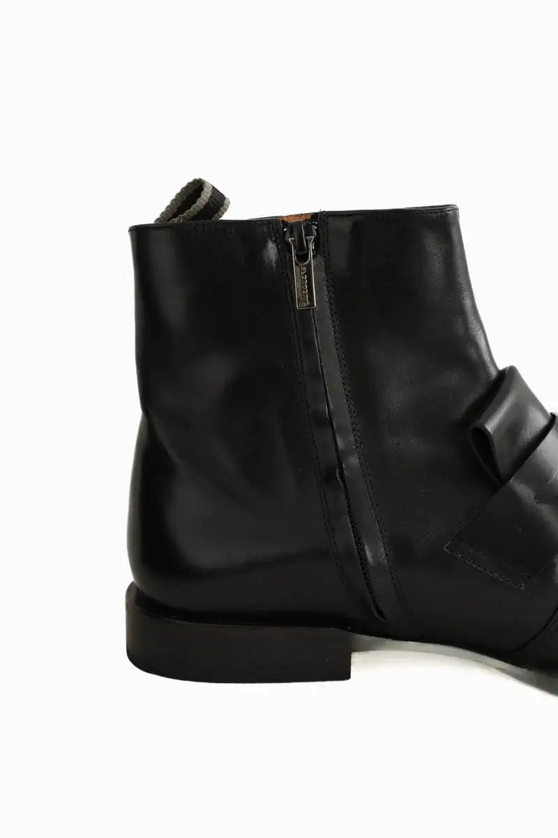 Boots motardes Robert Clergerie Noir en Cuir