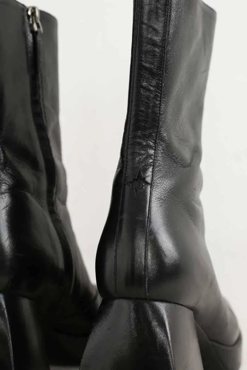 Boots Nodaleto Noir en Cuir