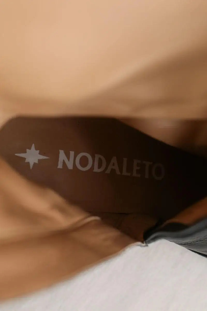 Boots Nodaleto Noir en Cuir