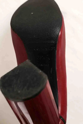 Boots Pierre Hardy Rouge en Cuir