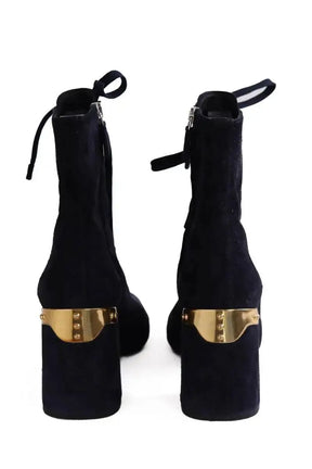 Boots Prada Marine en Daim