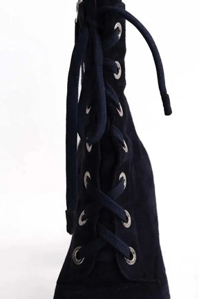 Boots Prada Marine en Daim