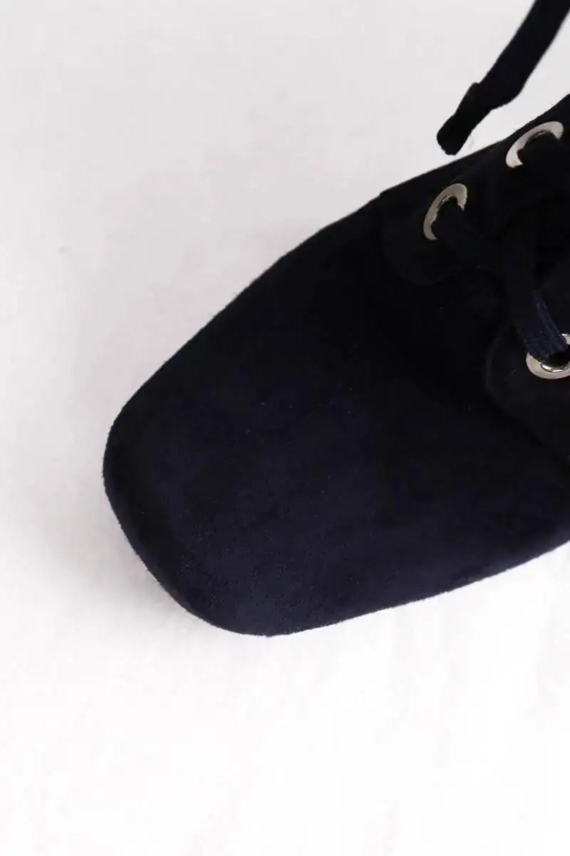 Boots Prada Marine en Daim