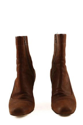 Boots Prada Marron en Cuir