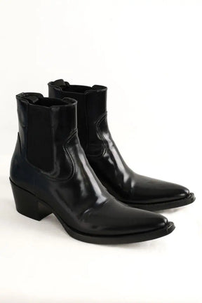Boots Prada Noir en Cuir