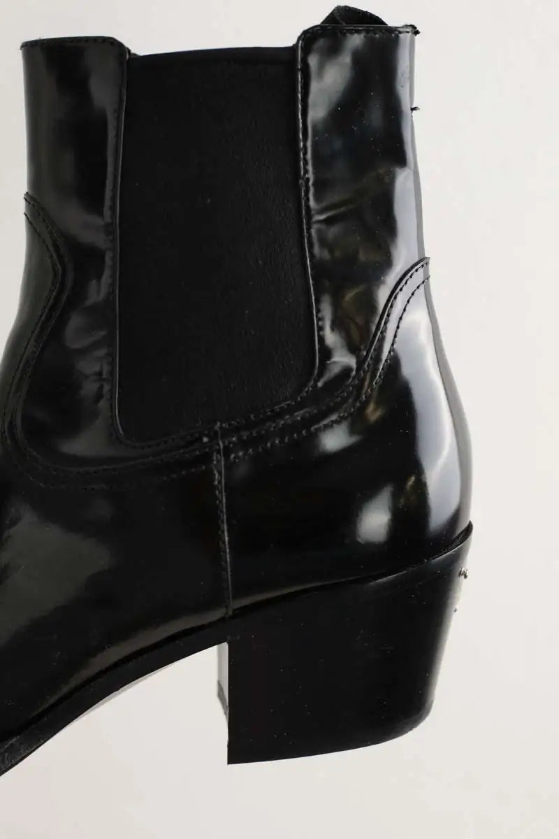 Boots Prada Noir en Cuir