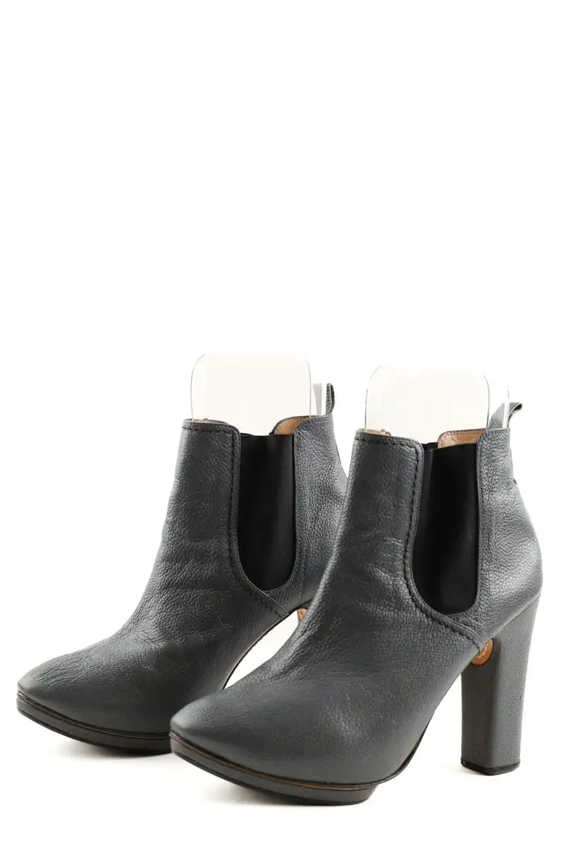 Boots Repetto Gris en Cuir