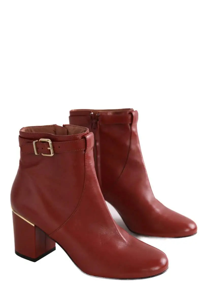 Boots Robert Clergerie Marron en Cuir