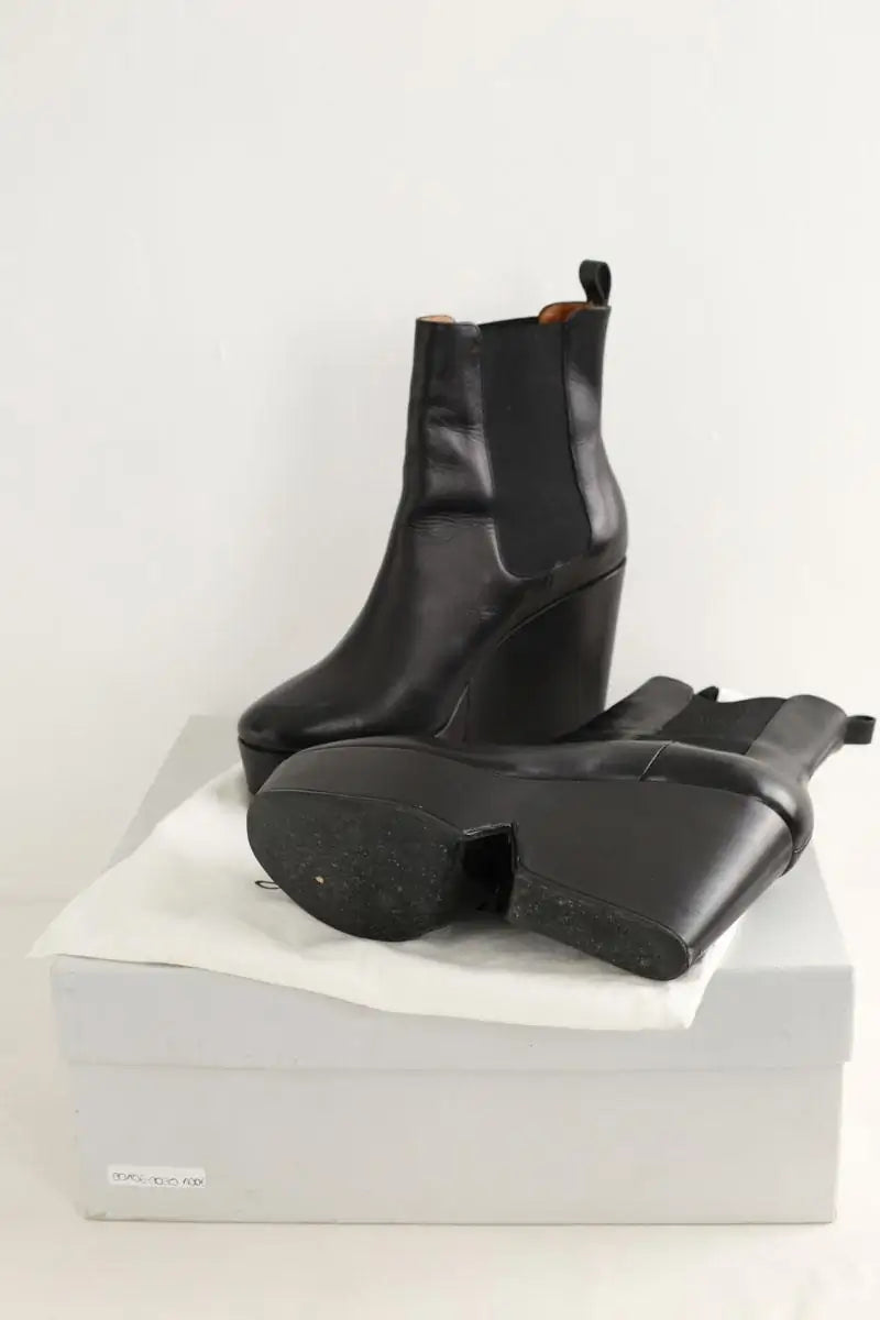 Boots Robert Clergerie Noir en Cuir