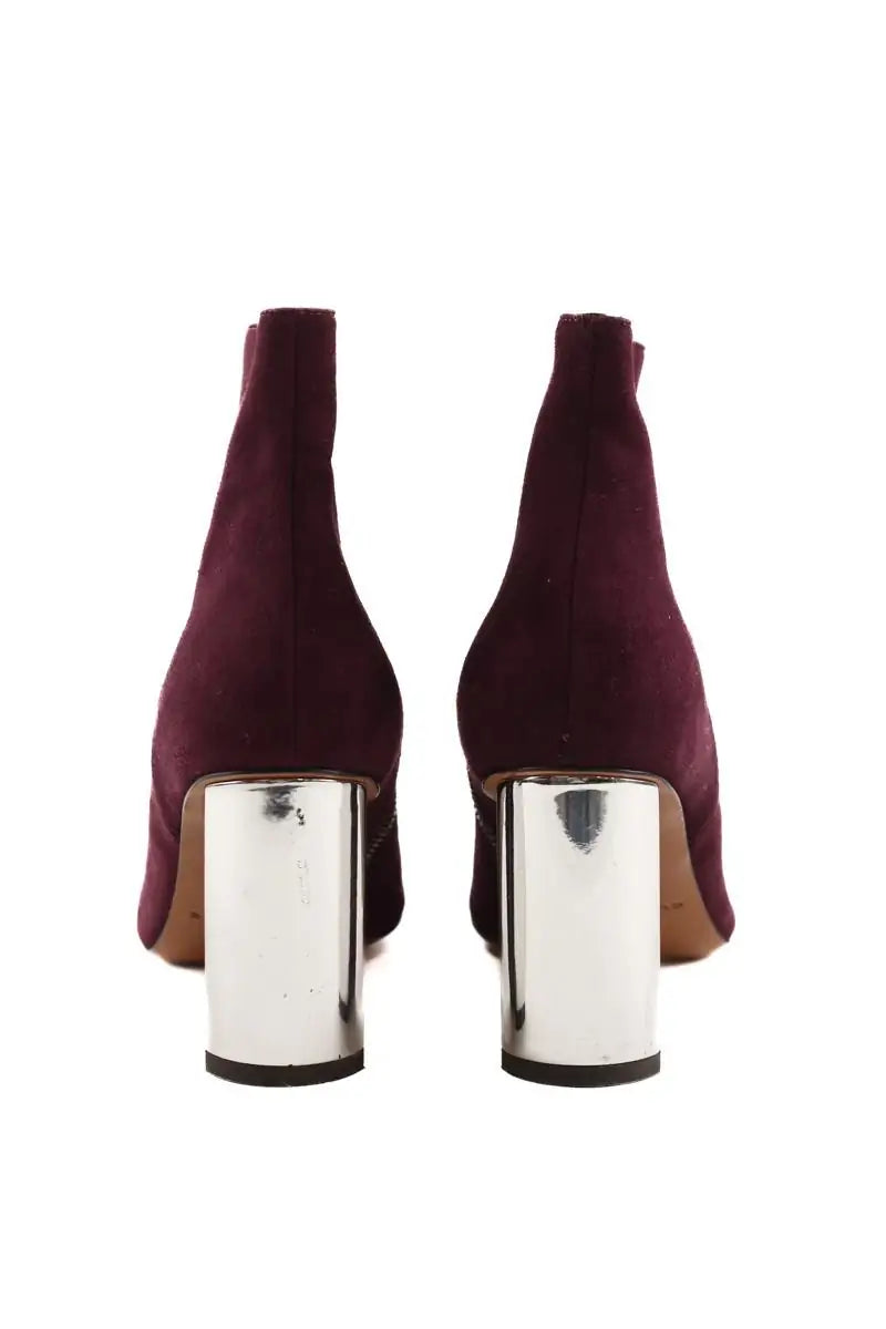 Boots Robert Clergerie Violet en Daim