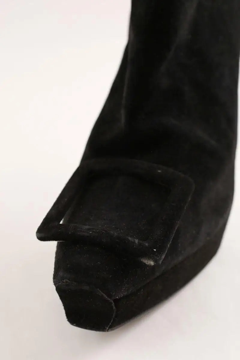 Boots Roger Vivier Noir en Daim