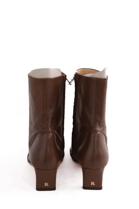 Boots Rouje Marron en Cuir