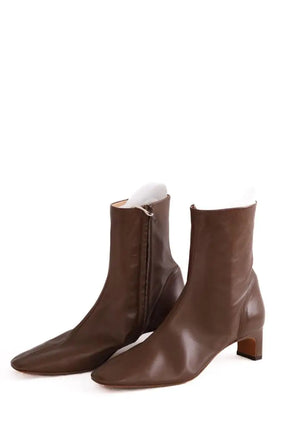 Boots Rouje Marron en Cuir