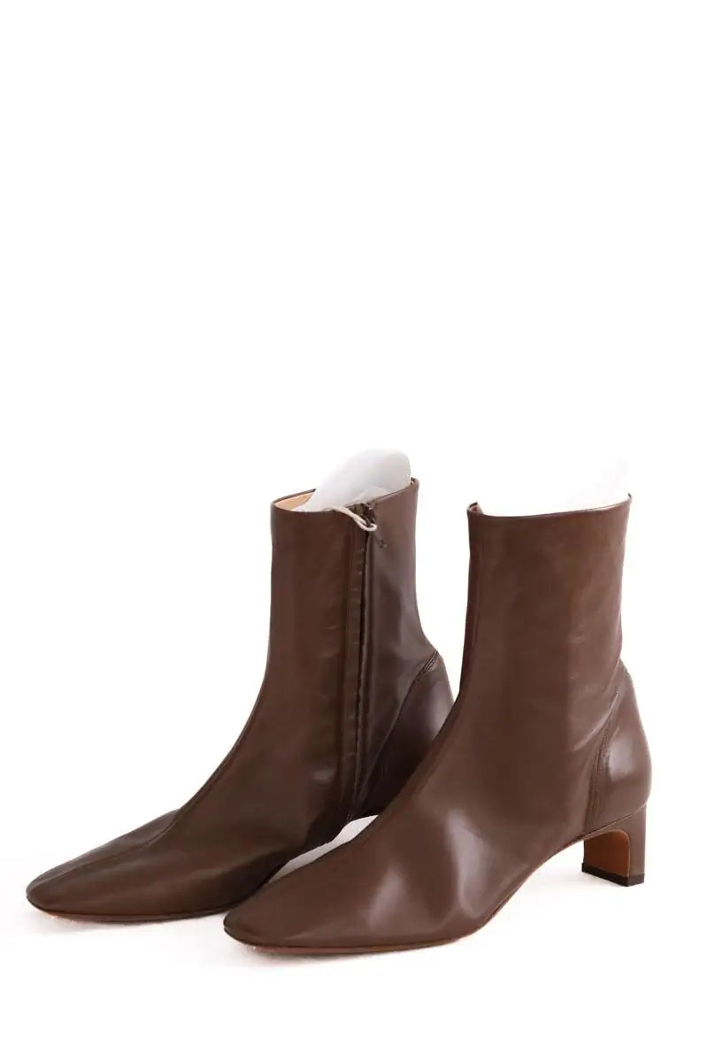 Boots Rouje Marron en Cuir