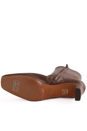 Boots Rouje Marron en Cuir