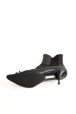 Boots Saint Laurent Noir en Cuir